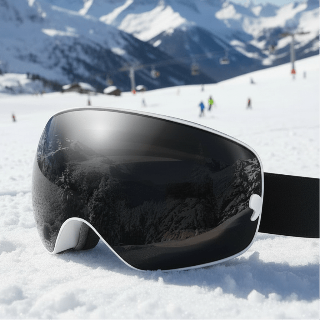 Unisex Premium Ski Goggles with Anti-Fog & UV400 Night Vision lenses for ultimate winter sports protection.