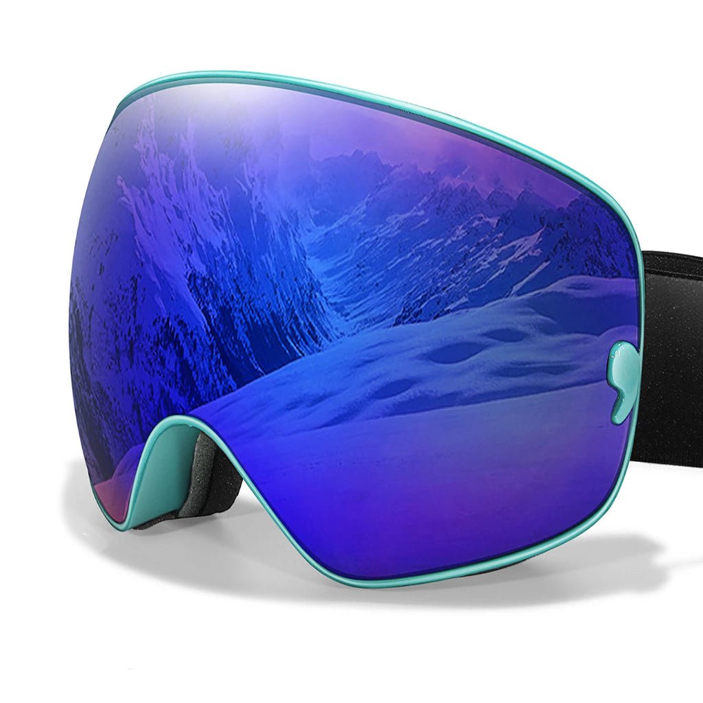 Robust unisex ski & snowboard goggles with anti-fog, UV400, night vision for optimal winter sports performance.