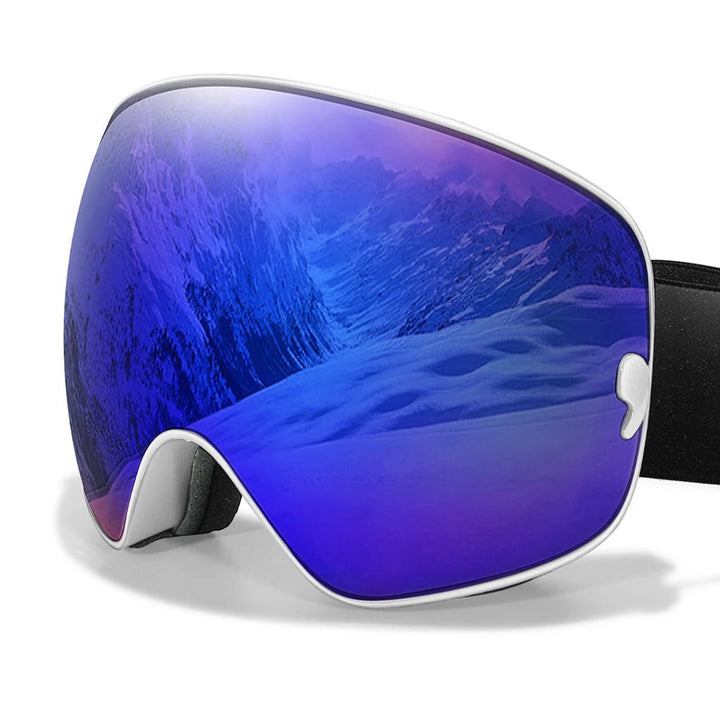 Essential outdoor gear: Unisex anti-fog, UV400, night vision ski goggles for comprehensive winter eye protection.