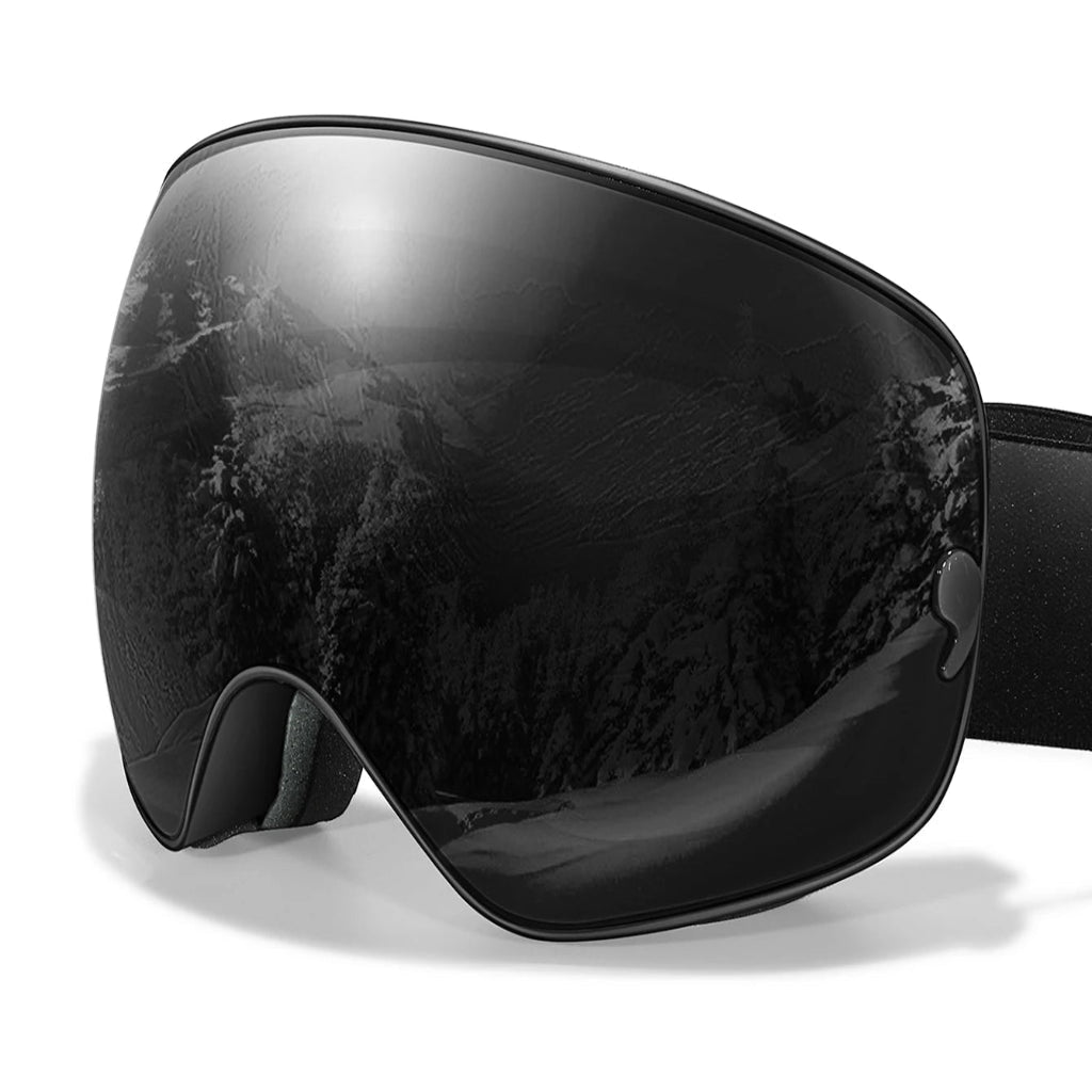 Crystal clear vision: Premium anti-fog, UV400 ski goggles with night vision for day & night winter sports.