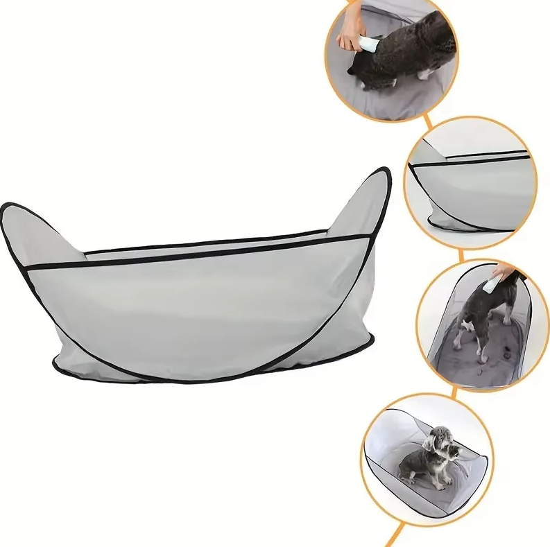 Durable unisex hair cutting cape, waterproof material, essential grooming accessory for salon and home use.