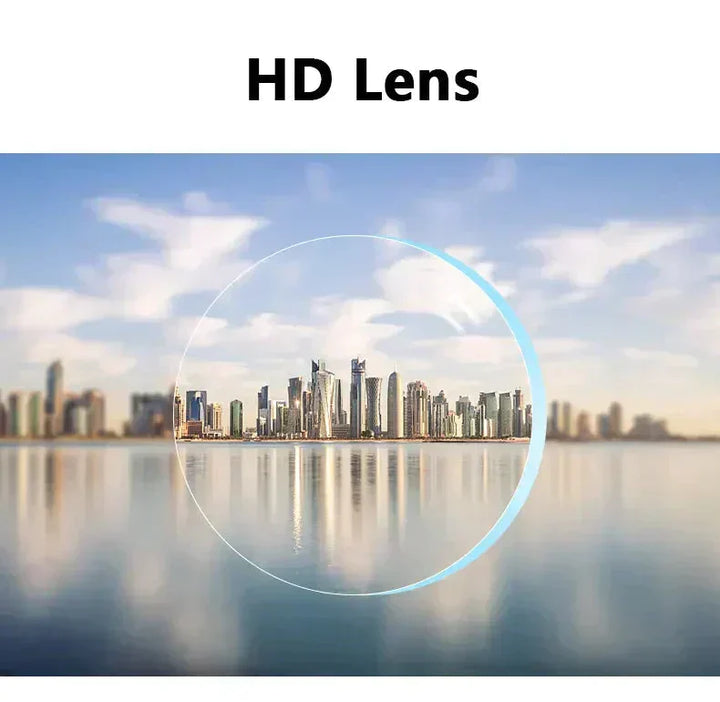 Stylish unisex progressive reading sunglasses with UV400, anti-blue light, and eye protection.