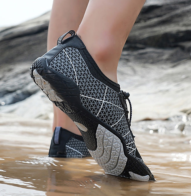 Slip-on water shoes for easy access, designed for quick-dry comfort & ultimate flexibility.