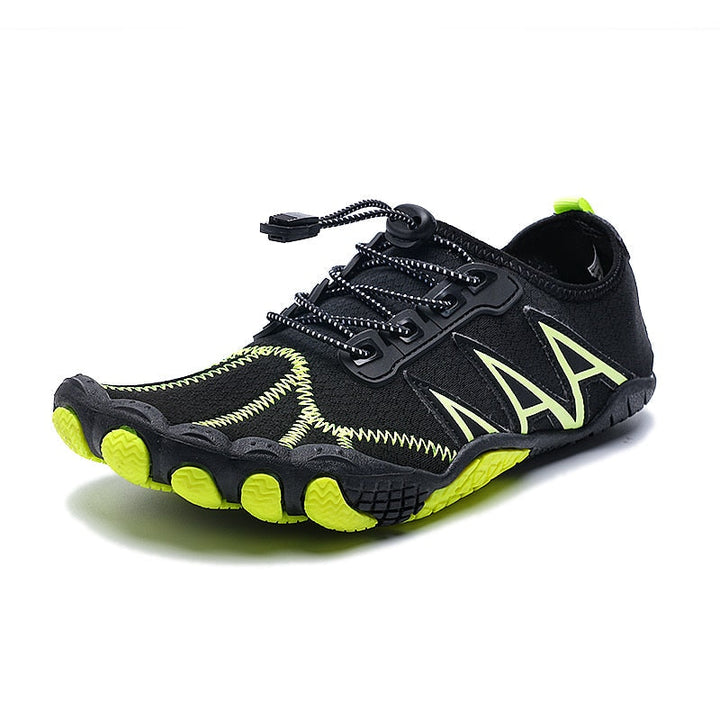 Flexible aqua shoes for men & women, ideal for kayaking, hiking & outdoor adventures.