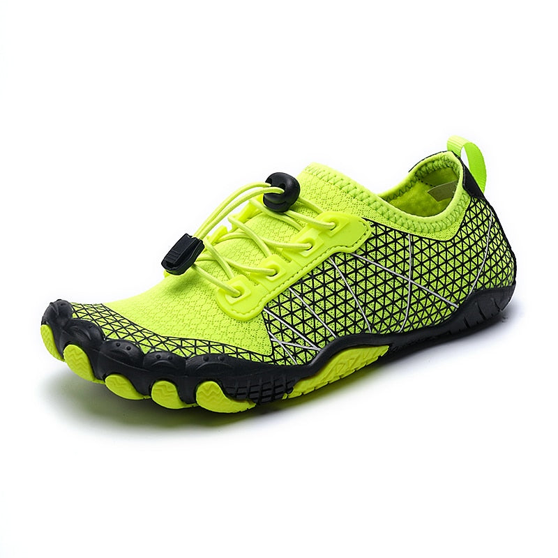 Barefoot feel water shoes, perfect for pool, lake, sandy shores & river exploration.