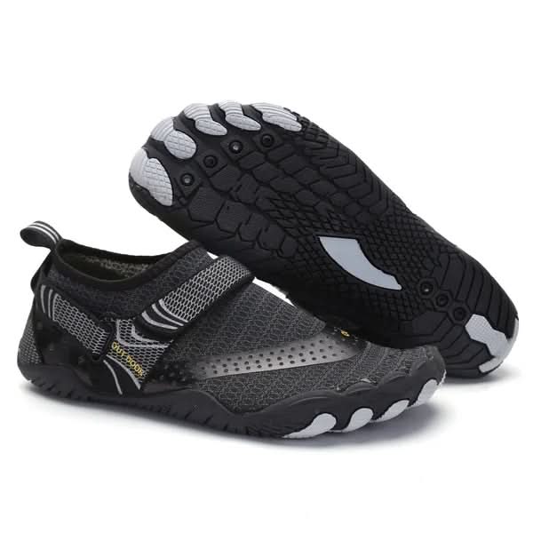 Unisex swim shoes with quick-drain sole, essential footwear for beach, pool & paddleboarding. Fast-drying design.