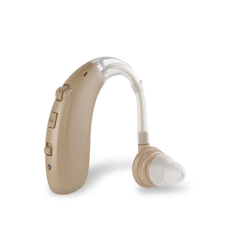 Unisex rechargeable hearing aid with universal comfort fit for clear sound. Easy to charge and long battery.