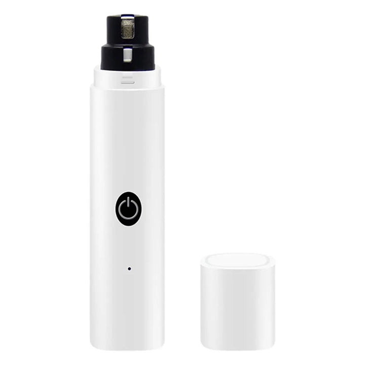 Unisex rechargeable pet nail grinder with LED light for safe, painless dog and cat nail care