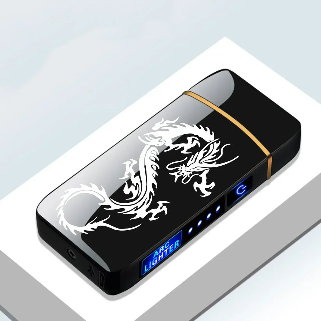 Electric pipe lighter, windproof USB rechargeable plasma for a clean flame.