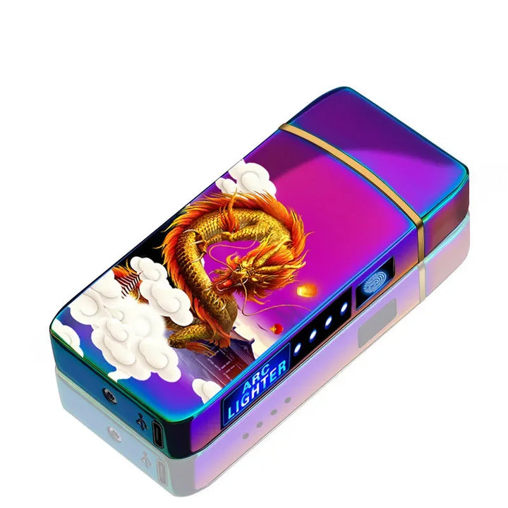 Convenient USB rechargeable electric lighter, windproof & flameless, easy to use.