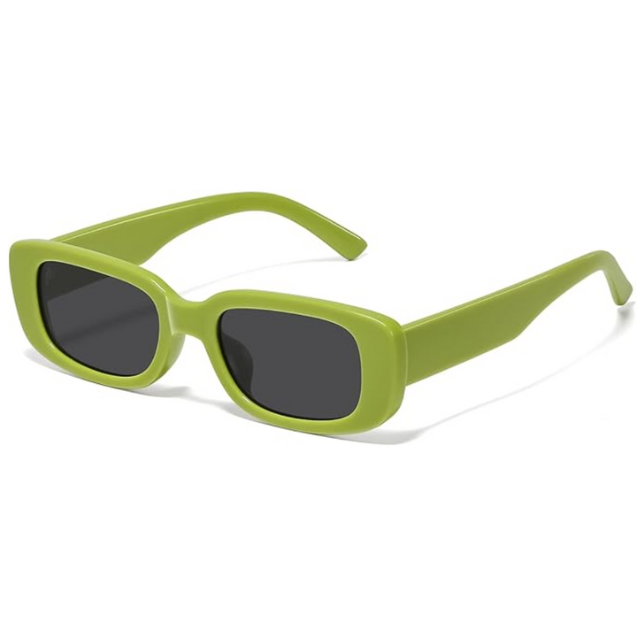 Retro eyewear: sleek unisex rectangular Y2K sunglasses featuring durable frames & UV400.