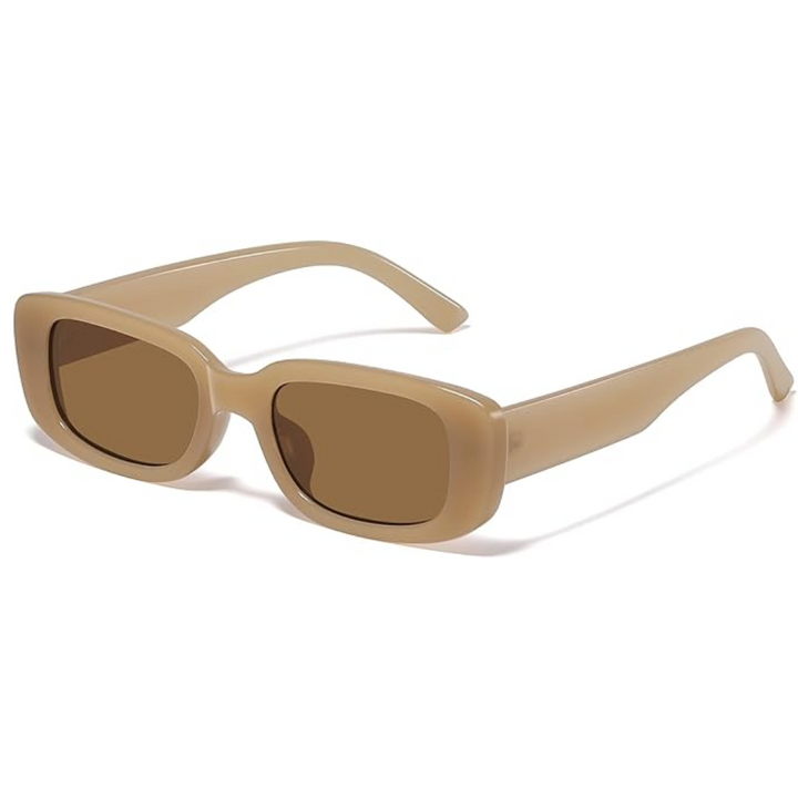 Classic retro rectangular sunglasses for men, perfect Y2K style with UV400 lenses.