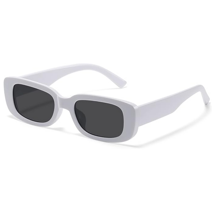 Modern Y2K rectangular sunglasses, a retro accessory offering reliable UV400 protection.