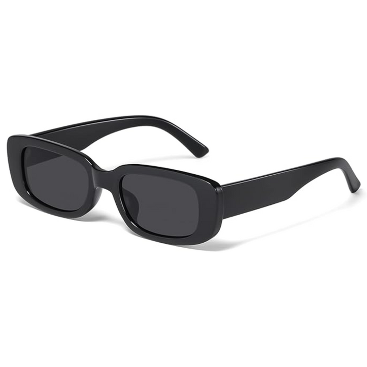 Unisex retro rectangular Y2K sunglasses, ideal for a vintage look with UV400.
