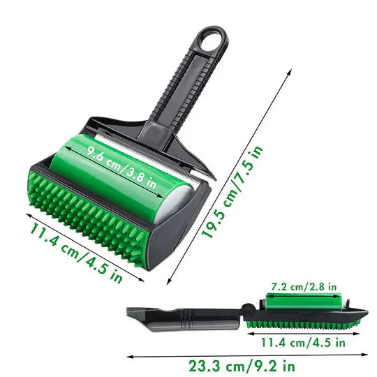 Durable pet hair remover, a reusable cleaning tool for removing lint and fur from pet supplies.