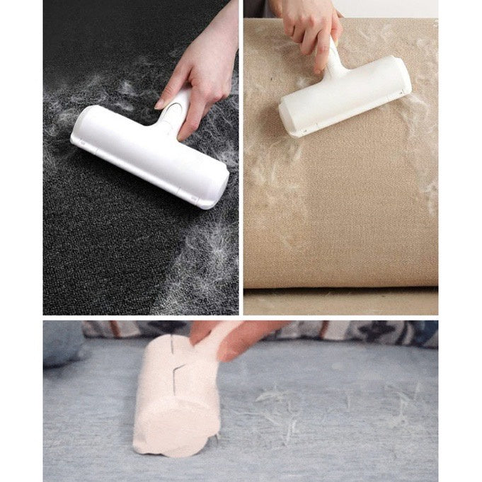 Durable pet hair removal tool, great for clothes & upholstery, a must-have for pet owners.