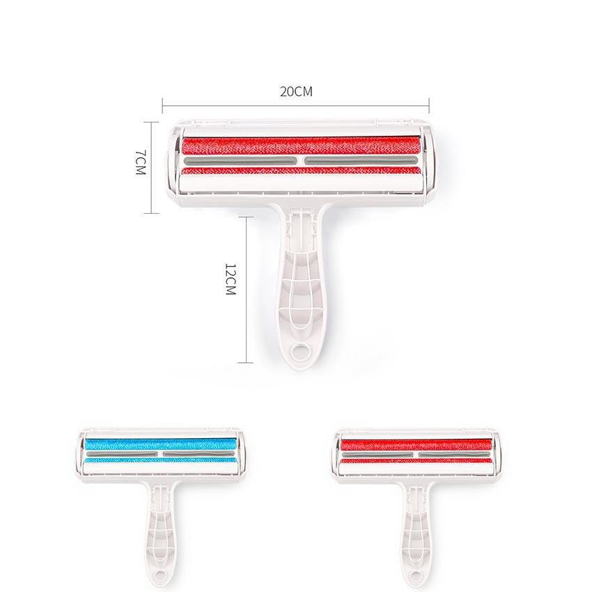 Manual pet hair remover, effortlessly collects pet fur, a sustainable lint roller solution.