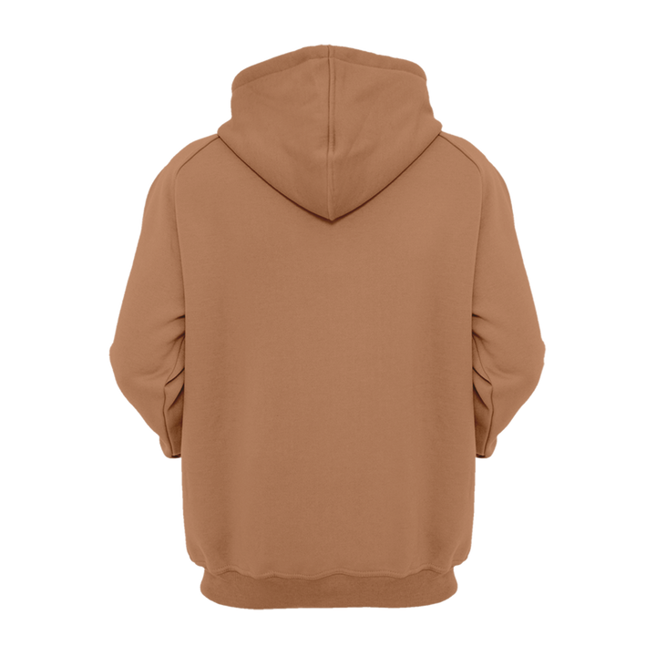 Casual unisex hoodie featuring a Rhodesian Ridgeback dog, made with stretch fabric for comfort.