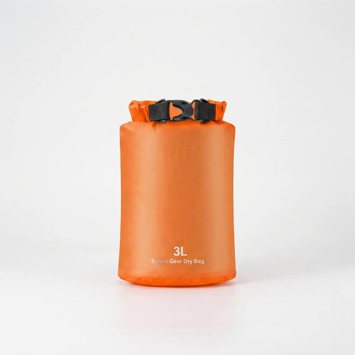 Waterproof roll-top dry bag, protects electronics & essentials for kayaking, boating, camping.