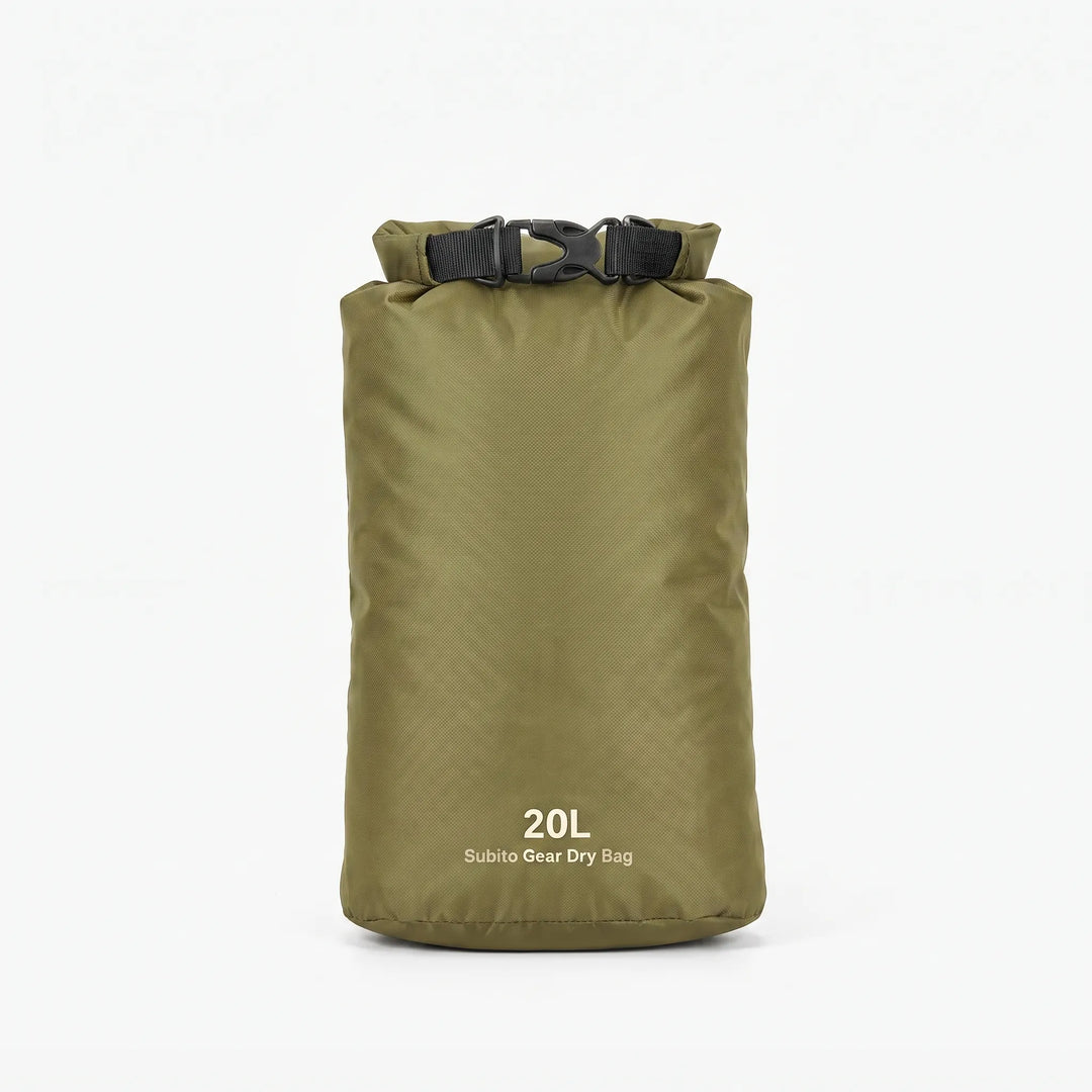 Unisex waterproof roll-top dry bag for outdoor adventures & protecting your gear.