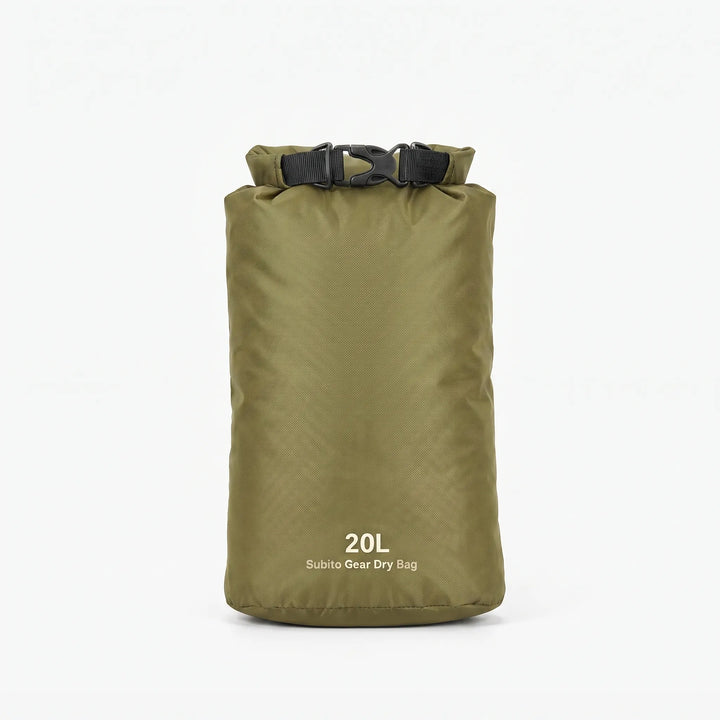 Unisex waterproof roll-top dry bag for outdoor adventures & protecting your gear.