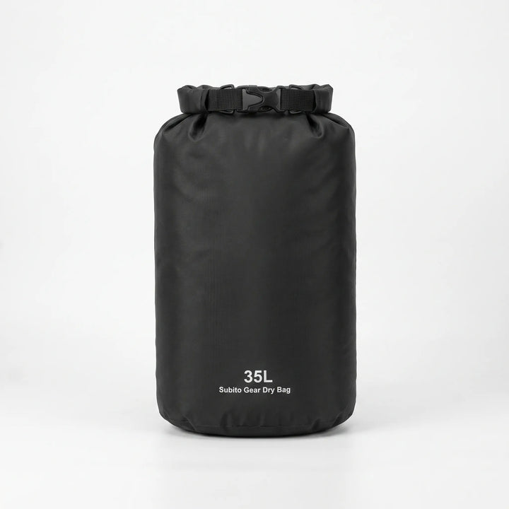 Spacious waterproof storage dry bag for outdoor gear, ideal for hiking, camping, boating.