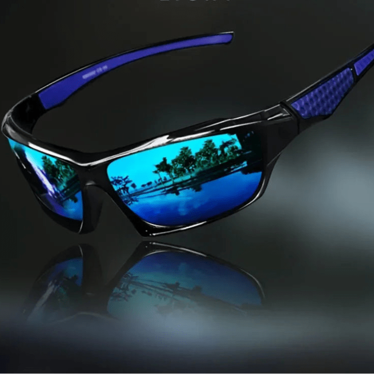 UV400 protective, polarized round sunglasses. Glare reduction & eye protection for all outdoor accessories. Unisex style.