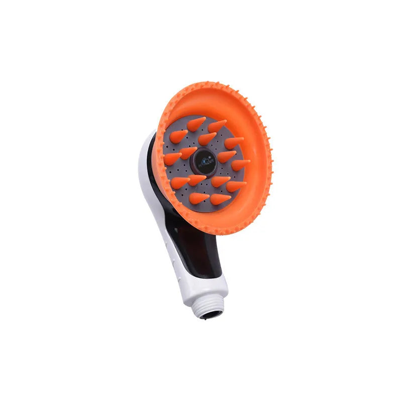 Ergonomic silicone shampoo brush for scalp health and improved circulation