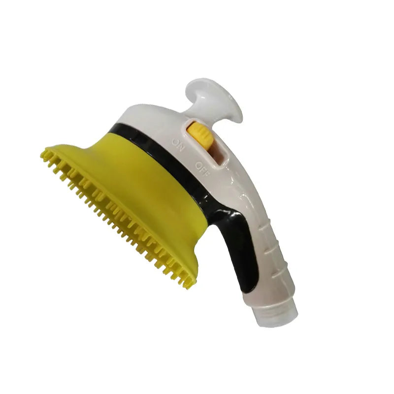 Soft-bristled scalp massager for gentle exfoliation and hair care routine