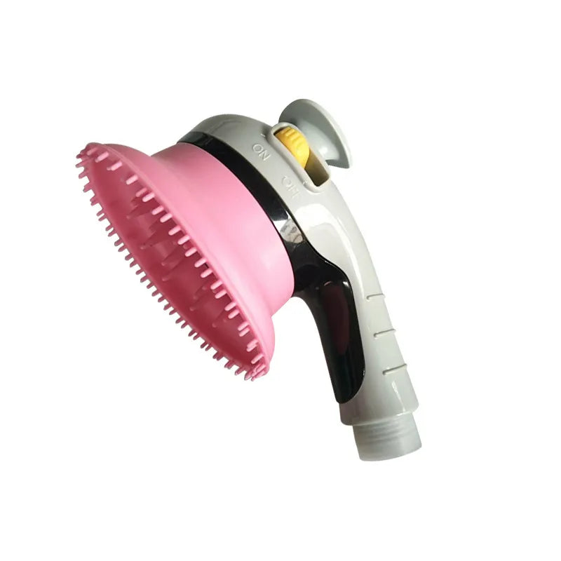 Unisex hair care silicone brush for deep cleaning and stimulating hair growth