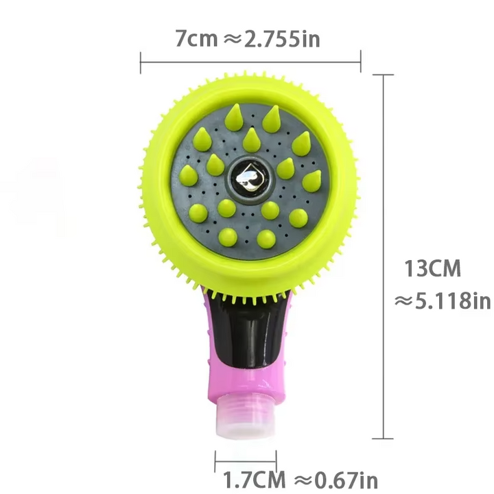Promote relaxation and scalp health with this unisex silicone massage brush