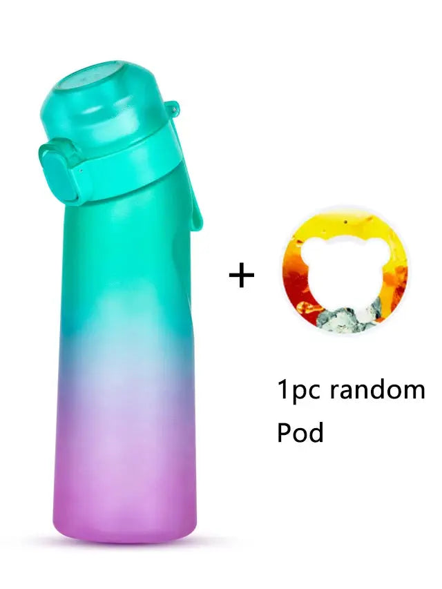 Stylish 0.65L reusable drink bottle for healthy, sugar-free, scented hydration.