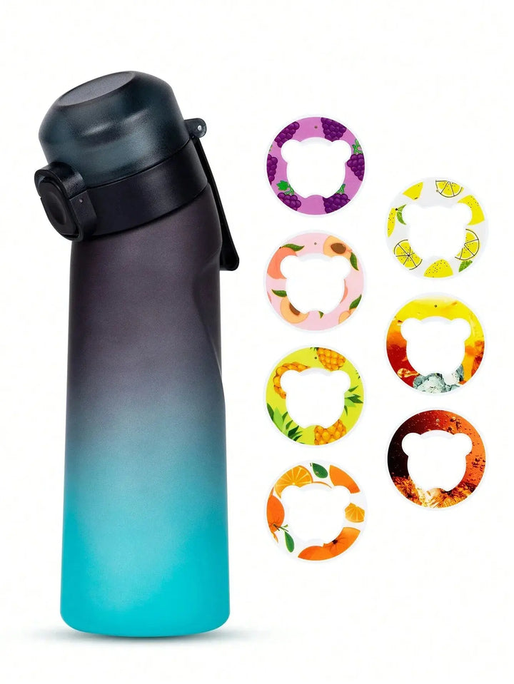 Healthy hydration: 22 fl oz scented water bottle with innovative aroma pods.