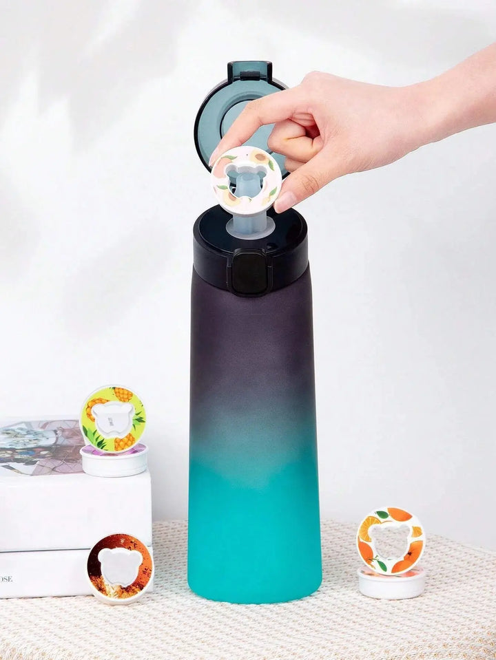 Sleek unisex flavored water bottle, 0.65L, for a unique taste experience.