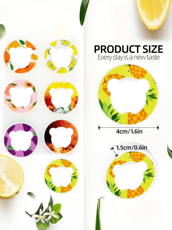 Reusable 0.65L scented drink bottle, promoting healthy, flavored hydration.
