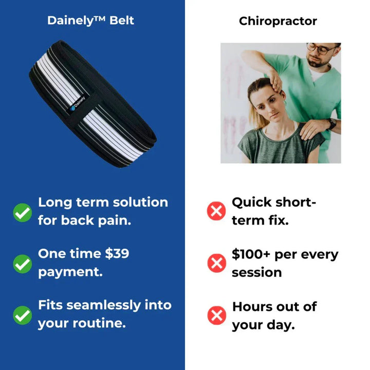 Durable sciatica & back support belt, unisex, for lasting lower back pain relief.