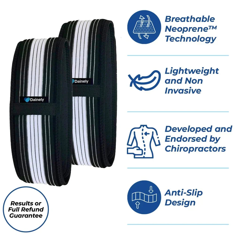 Unisex SI joint & sciatica relief belt, providing robust lower back support & comfort.