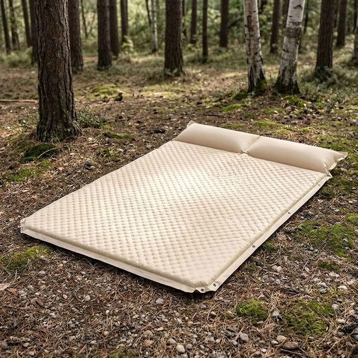 Unisex self-inflating camping sleeping pad for ultimate outdoor comfort. Lightweight foam pad, ideal for backpacking & tent camping.