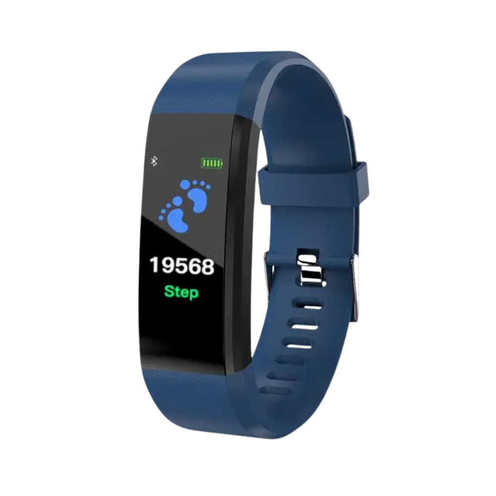Comprehensive senior smartwatch: tracks heart rate, BP, sleep, & fitness. Easy to use for elderly health management.