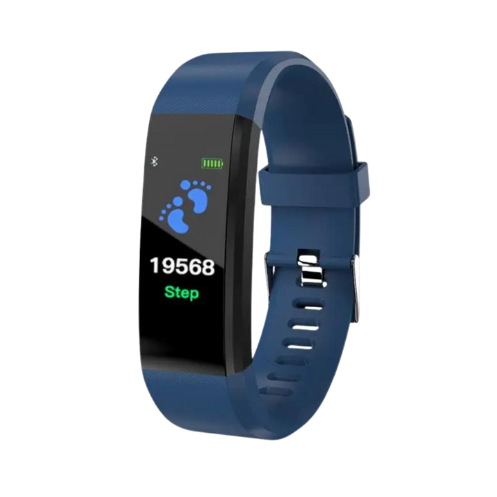 Comprehensive senior smartwatch: tracks heart rate, BP, sleep, & fitness. Easy to use for elderly health management.
