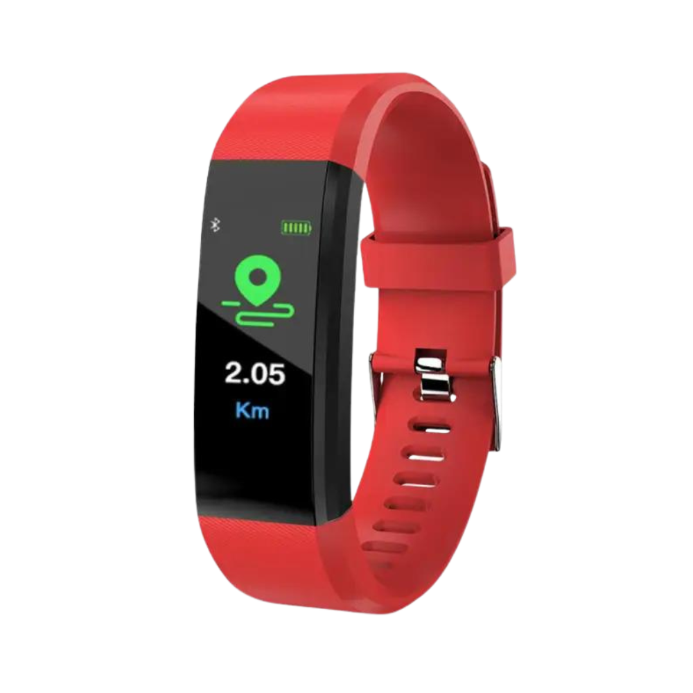 Senior digital watch, a unisex smartwatch designed for easy health and fitness monitoring for elderly users.