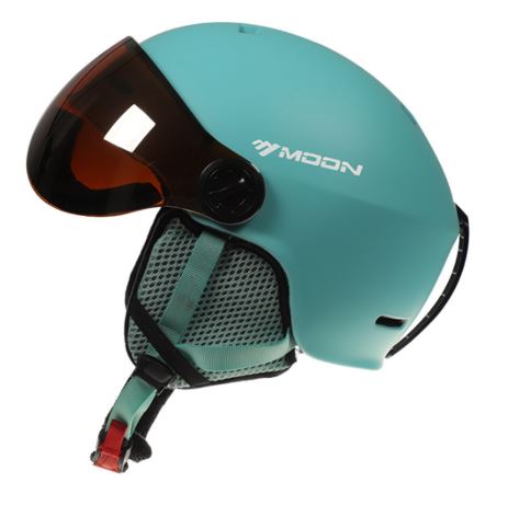 Lightweight unisex ski helmet, providing ultimate safety & comfort for extended winter sports sessions.