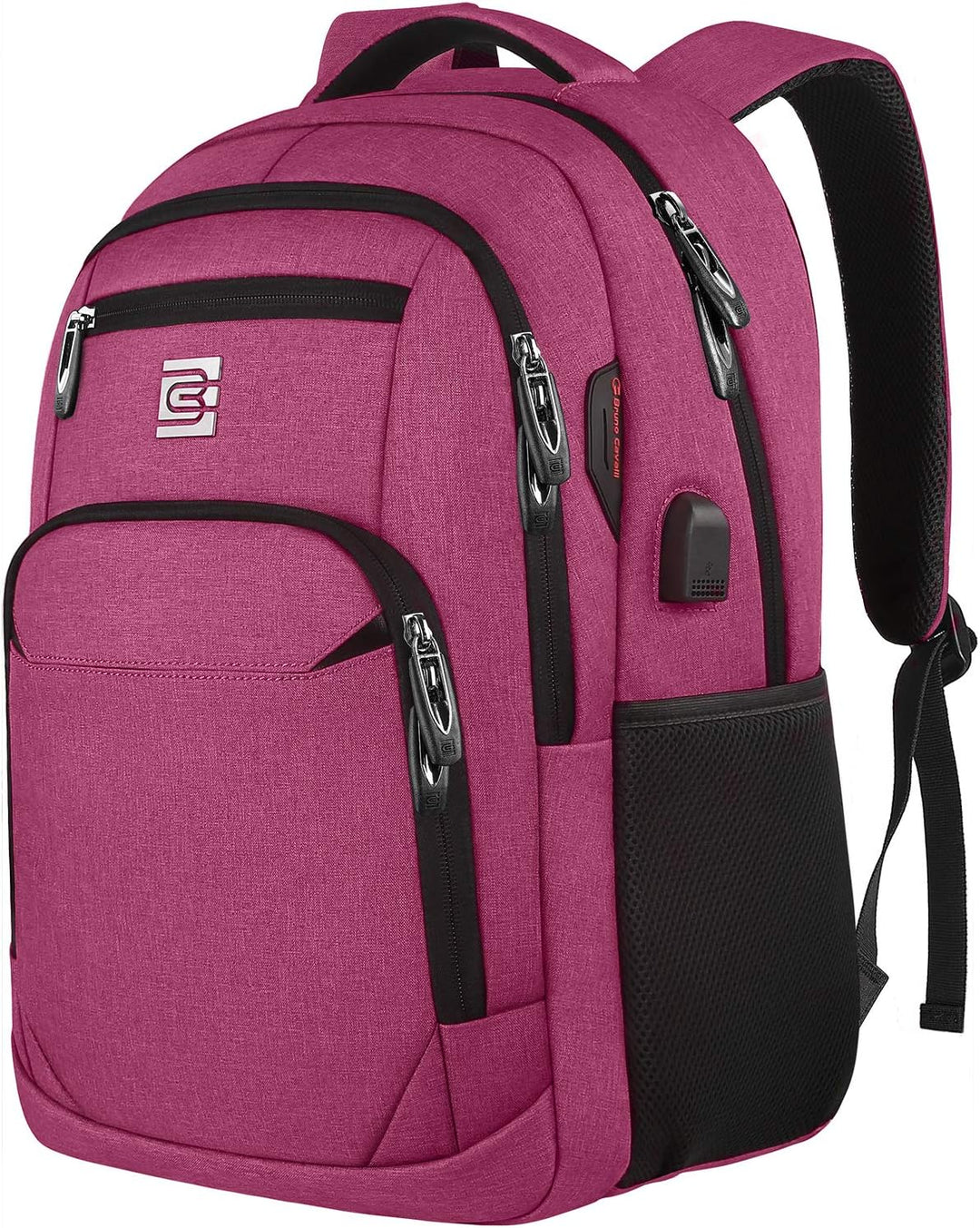 Sleek anti-theft backpack with built-in USB charger, ideal for modern commuters and students.