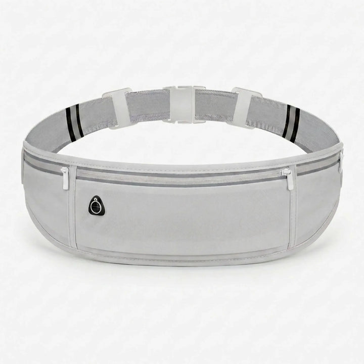 Compact unisex sports fanny pack, perfect workout gear. Secure pockets for phone, keys & cards while active.