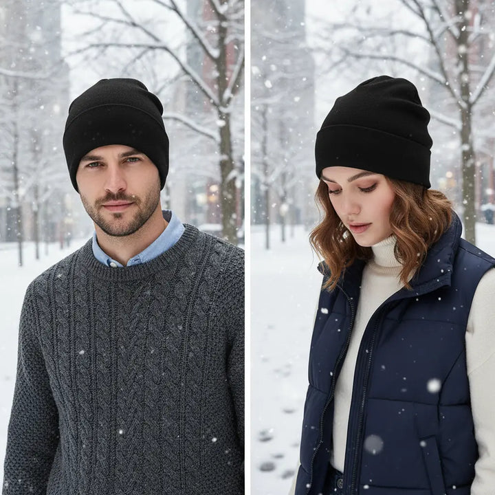 Unisex slouchy beanie hat, perfect for everyday comfort and warmth, a casual winter accessory.