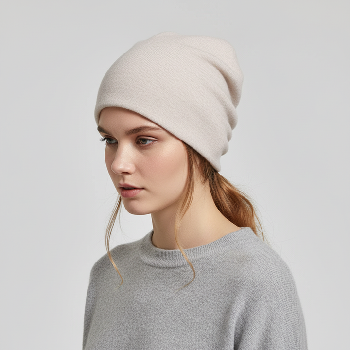 Essential unisex slouchy beanie, a cozy autumn & winter hat accessory for warmth and fashion.