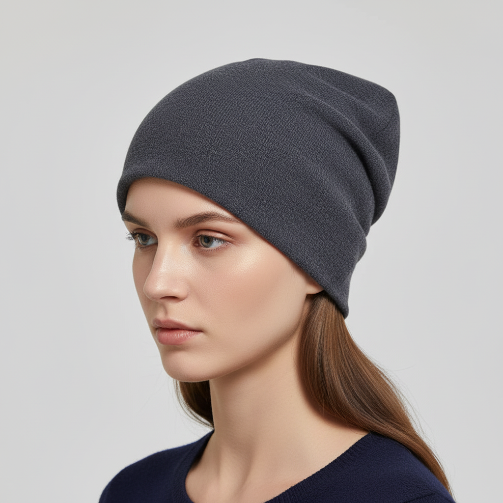 Warm unisex slouchy beanie, providing cozy protection & comfort for all cold weather activities.