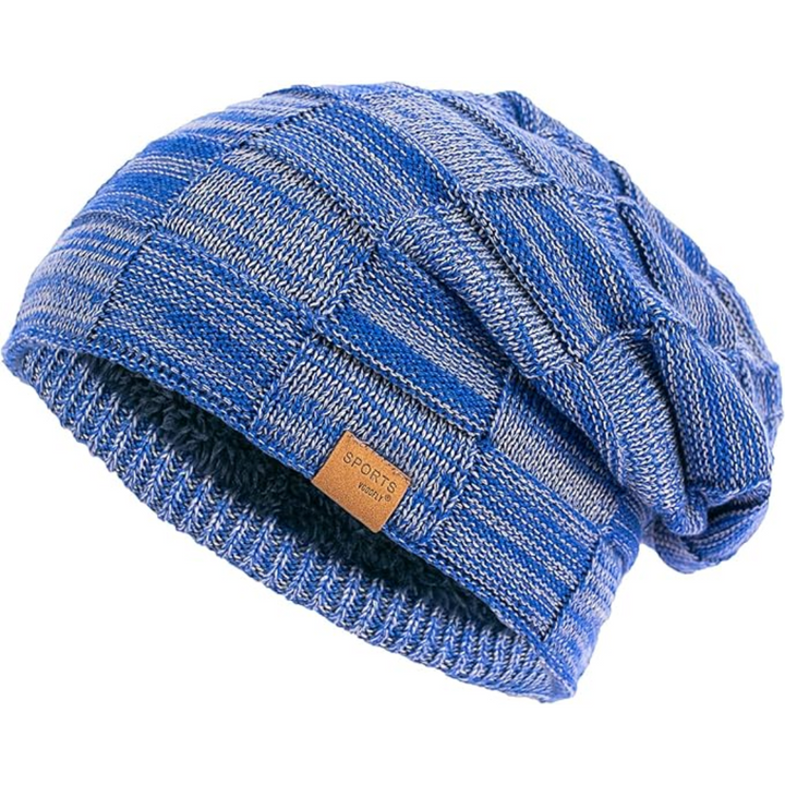 Fashionable unisex slouchy winter beanie cap. Essential cold weather accessory for winter style.