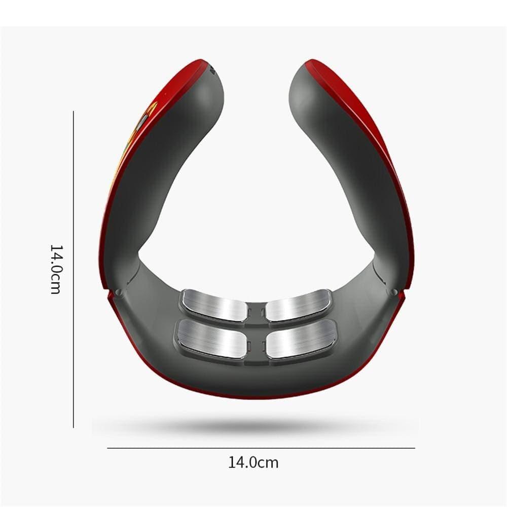 4D electric neck and shoulder massager. Targets deep muscle relaxation & offers soothing heat therapy.