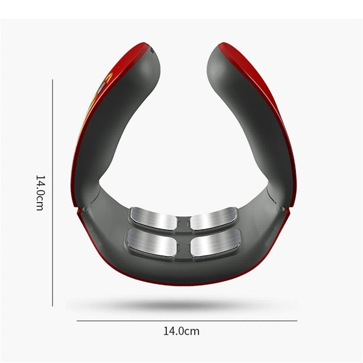 4D electric neck and shoulder massager. Targets deep muscle relaxation & offers soothing heat therapy.